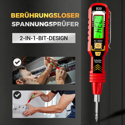 ⏳Begrenzte Zeit 50% Rabatt💥Berührungsloser Spannungsprüfer mit LCD-Anzeige