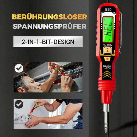 ⏳Begrenzte Zeit 50% Rabatt💥Berührungsloser Spannungsprüfer mit LCD-Anzeige