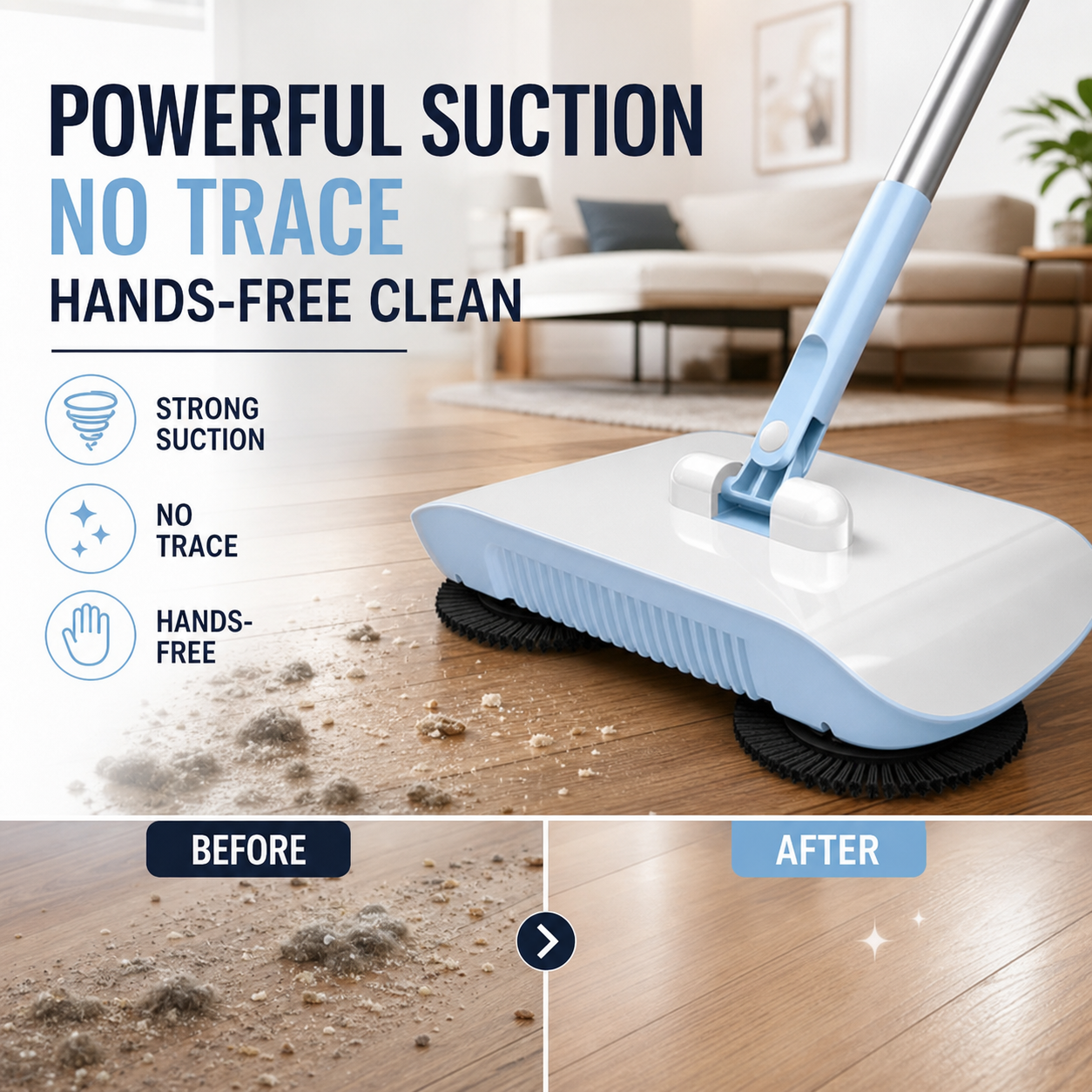 📢📢50 % Rabatt!! ⏰🧹 Smart-Roboterstaubsauger mit Wisch- & Kehrfunktion
