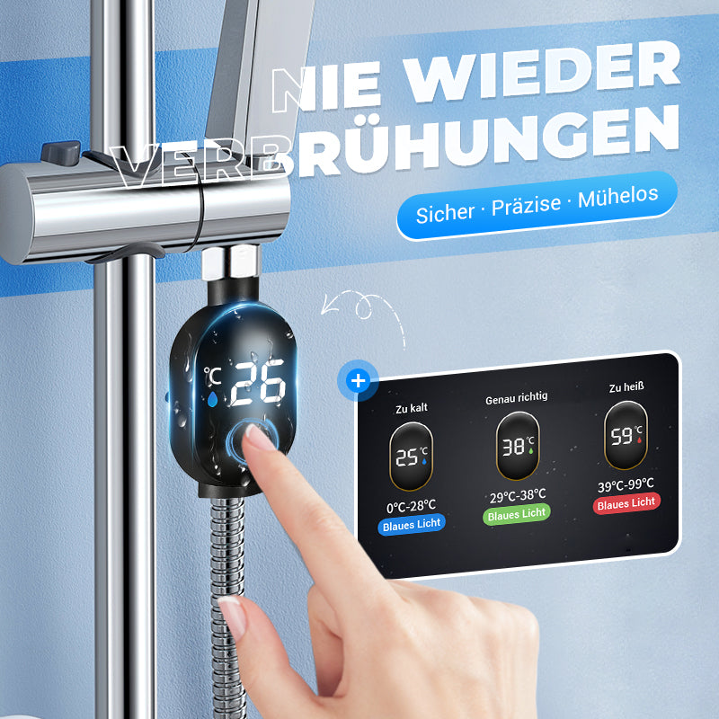 🚿 1 kaufen, 1 gratis dazu 🌡️ Duschthermometer – Sofortige digitale Anzeige, wasserdicht und einfach zu installieren für sicheres Duschen 👶📦
