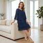 🎁 50 % Rabatt! Elegantes, mehrlagiges Rüschenkleid für Damen – Müheloser Stil für jeden Anlass 💃