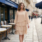 🎁 50 % Rabatt! Elegantes, mehrlagiges Rüschenkleid für Damen – Müheloser Stil für jeden Anlass 💃