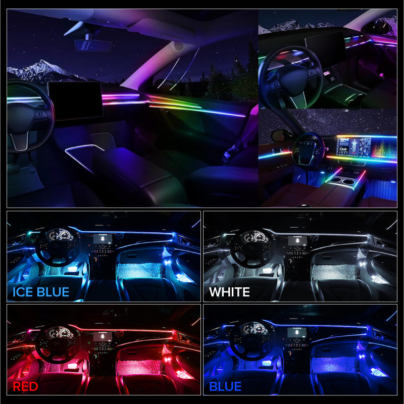 🚗💡Auto-Innenraum-LED-Streifen-Atmosphärenlichter Pro