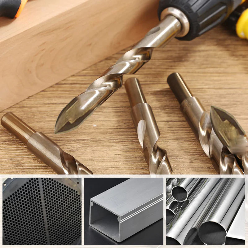 ⚡ 50% RABATT! 🔩 VIERSCHNEIDIGER KREUZBOHRER (4 STück/SET) – Für Beton/Stein/Metall/Keramik, schnell & präzise bohren!