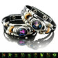 💥Last-Minute-Angebot – 50 % Rabatt ☪️Im Dunkeln leuchtendes Lederarmband mit Sternzeichen für Männer und Frauen (6,9/8,1 Zoll)♑️