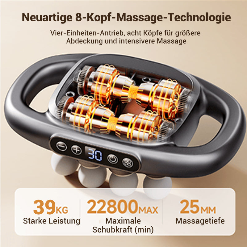 ⚡50% Rabatt | Multifunktionale, automatische Massagepistole mit 12 Köpfen⚡ Vorrat knapp! Jetzt zuschlagen!