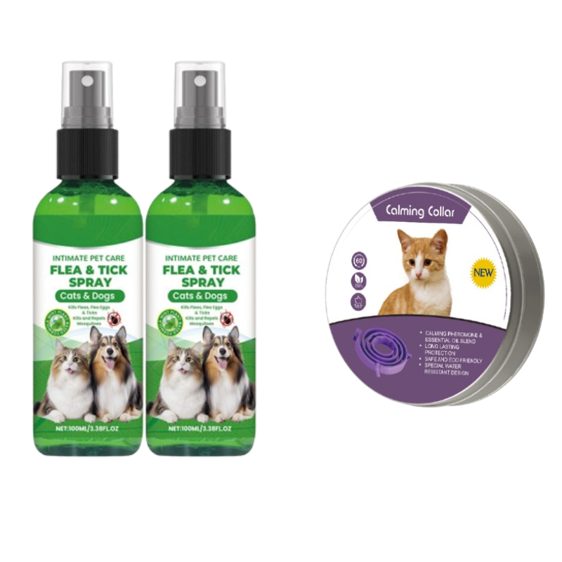 💥 2+1 GRATIS!!💥 🎁 Natürlicher Lopp- & Fästingspray 🐶🐱 schützt effektiv & schonend 🌿🐾