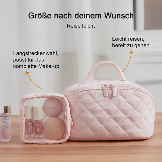 🔥👛 50% RABATT + Die 2. Tasche für nur 10 €! 👜 Die perfekte Reisemake-up-Tasche für Damen – hochwertig, praktisch, stylisch.