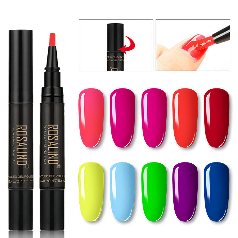 📢📢50 % Rabatt!!🥳 💅 Ein‑Schritt‑Nagellackstift – präzises Auftragen, kratzfest & langanhaltend🌺