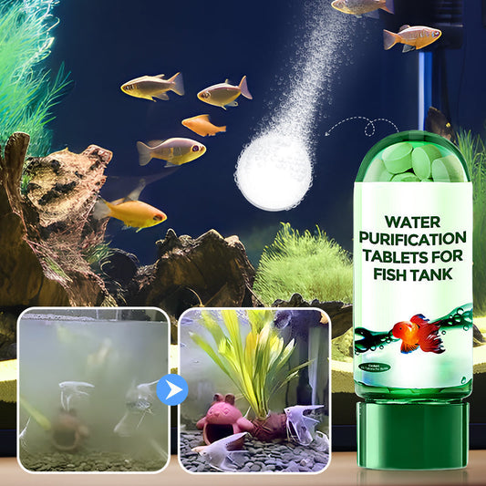 🖤Jetzt 50% reduziert – ab 2,99€! ♻️💧Leistungsstarke Wasserreinigungstablette für Aquarien