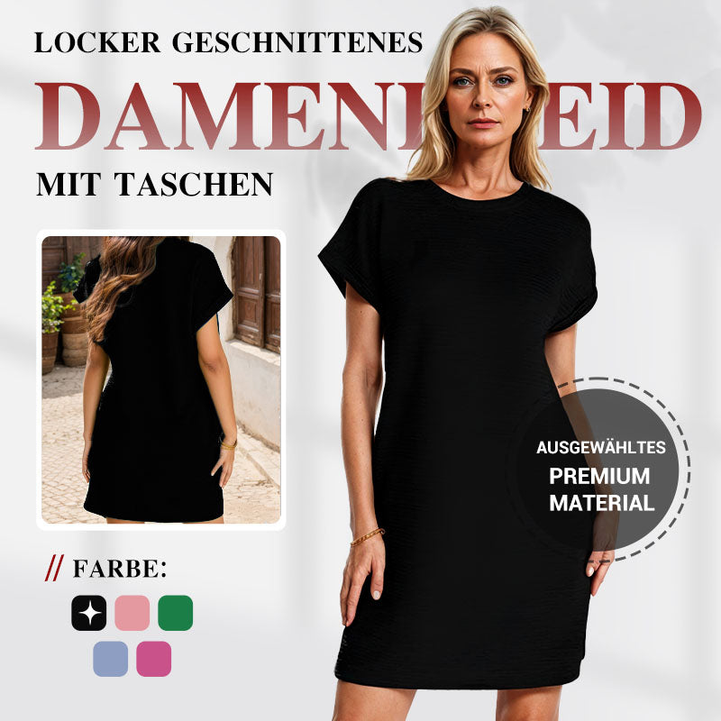 🔥Neu 2026 🔥 💞Lässiges Damenkleid mit Taschen