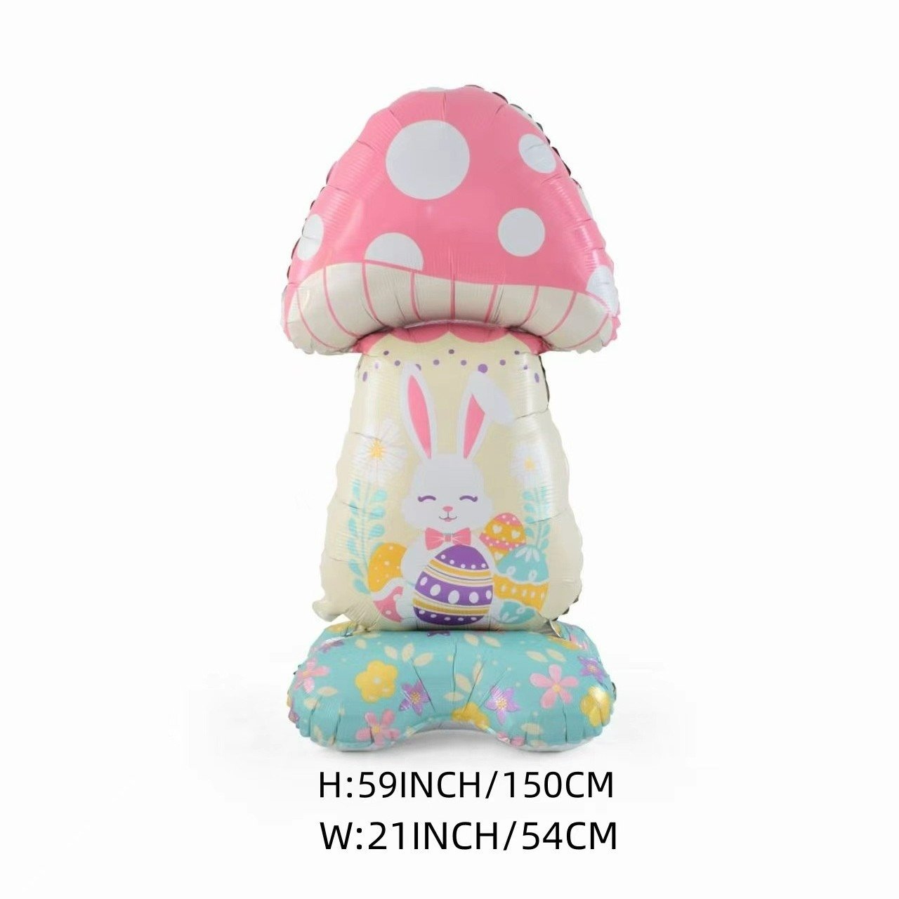 🎁Oster-Frühbucherangebot🐰3D-Stehhasenballon Extra Large – selbsttragend und festlich
