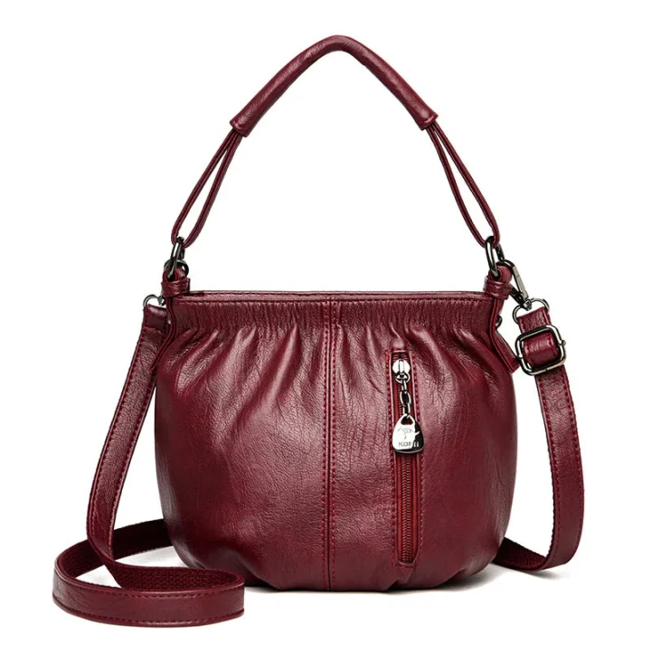 📢📢50 % Rabatt!! ⏰Damen Plissee-Handtasche aus weichem Material – Vielseitig tragbar als Hand-, Schulter- oder Umhängetasche 👜✨