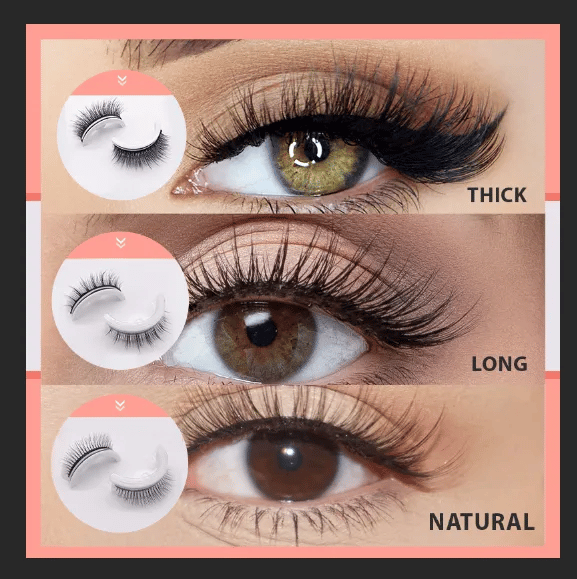 🎁 1+1 GRATIS ✨ Wiederverwendbare selbstklebende Wimpern ✨ Sekunden-Applikation & wiederverwendbar für perfekten Blick. 👁️