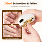 📢 KRASSE Aktion! 50% Rabatt! ⏰ 🔥2-in-1-Nagelknipser und elektrische Nagelfeile + Schleifen in einem Schritt – schneller, präziser, einfacher!