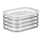 🍱50 % RABATT! 👀 Transparenter Kühlschrankbehälter mit Deckel – Transparente Sicht, stapelbar & 3 Größenoptionen – Mühelose Organisation Ihres Kühlschranks ✨