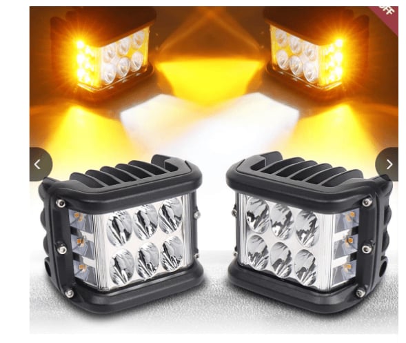 🔥 50% RABATT Dual Side Shooter Dual Color Strobe –  🚗Zweifarbig, Superhell & Sicher! 🚦 Für Autos, LKWs & Motorräder ⚡