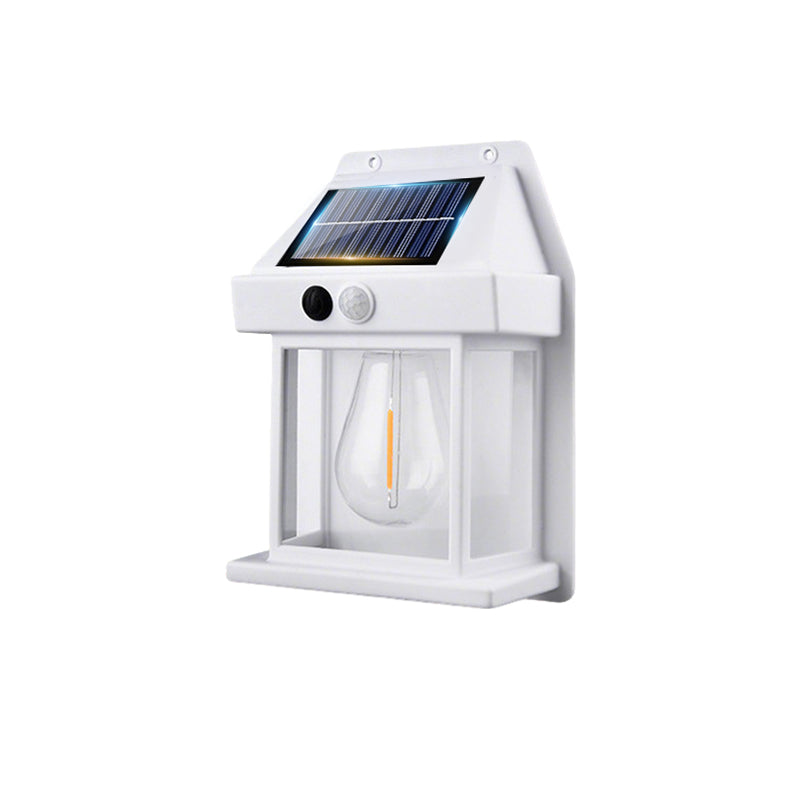 📢📢50 % Rabatt!! ⏰ ⏳Bewegungssensor Solar-Wolfram-Wandleucht - Wetterfest, langlebig & mit effizientem Panel | 0€ Stromkosten, warmes Wolfram-Licht🌙