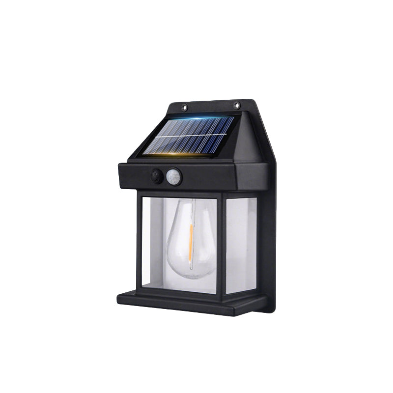 📢📢50 % Rabatt!! ⏰ ⏳Bewegungssensor Solar-Wolfram-Wandleucht - Wetterfest, langlebig & mit effizientem Panel | 0€ Stromkosten, warmes Wolfram-Licht🌙