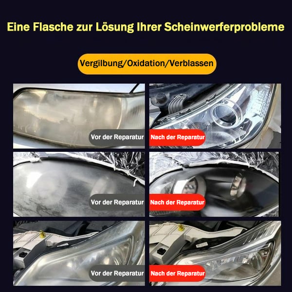 ⏳Begrenzte Zeit 50% Rabatt💥Scheinwerferaufbereitungs- und Kristallisationsbeschichtungsset für Kraftfahrzeuge