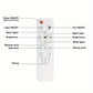 🔥ZOMERVERKOOP 61% UIT🔥 2-IN-1 PORTABLE CEILING FAN & LIGHT met afstandsbediening