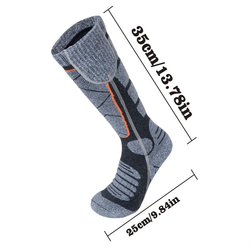 Waschbare, wiederaufladbare Heizsocken für Damen und Herren