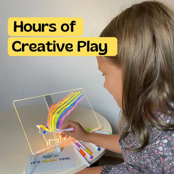 🔥🎁 50 % Rabatt!! ⏳🎨 Leuchtendes LED-Zeichenbrett für Kinder 🖼️