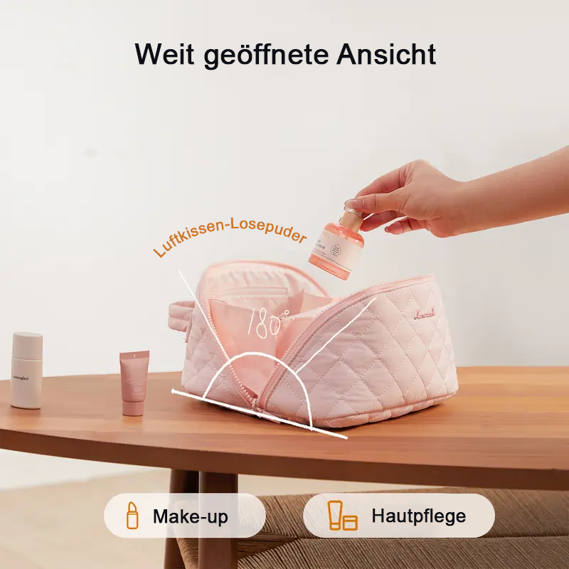 🔥👛 50% RABATT + Die 2. Tasche für nur 10 €! 👜 Die perfekte Reisemake-up-Tasche für Damen – hochwertig, praktisch, stylisch.