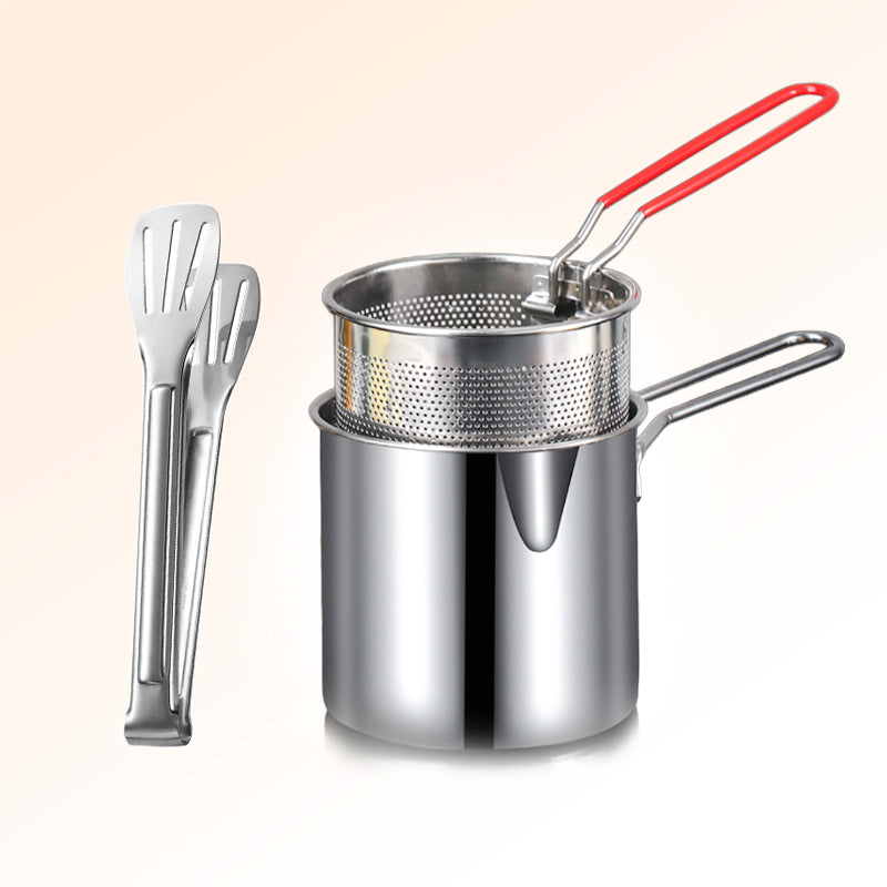 🔥Multifunktionale Fritteuse aus Edelstahl 304