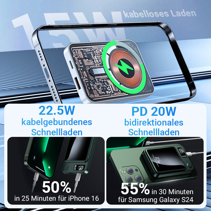 🔋 50% RABATT! ⚡ 10000 mAh 22.5W Ultradünne Schnelllade-Powerbank – Super Kompakt, Schnellladung & Perfekt für Unterwegs 📱