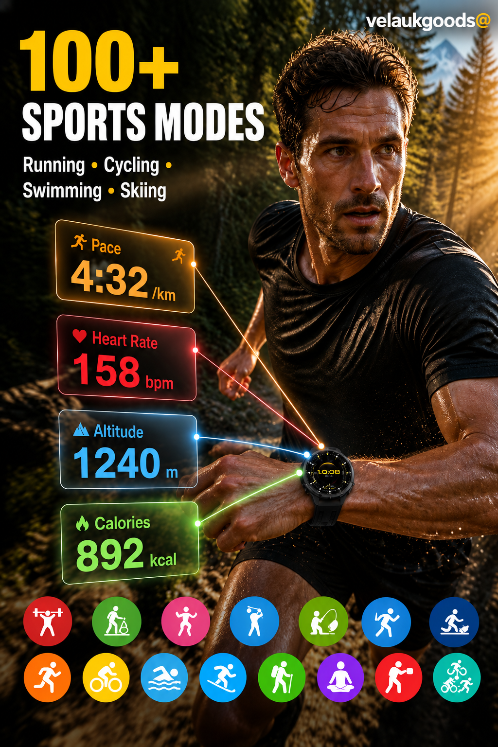 GT6pro Bluetooth-Smartwatch mit Anruffunktion – Bestseller