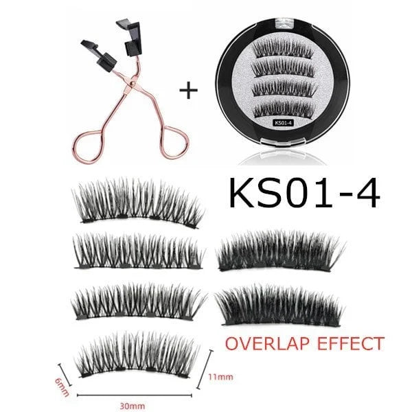 🎁 2+1 GRATIS!! 🔥 2026 Heißer Verkauf – Natürliches magnetisches 3D-Wimpernset. Kein Kleber nötig! Mühelos & wiederverwendbar.