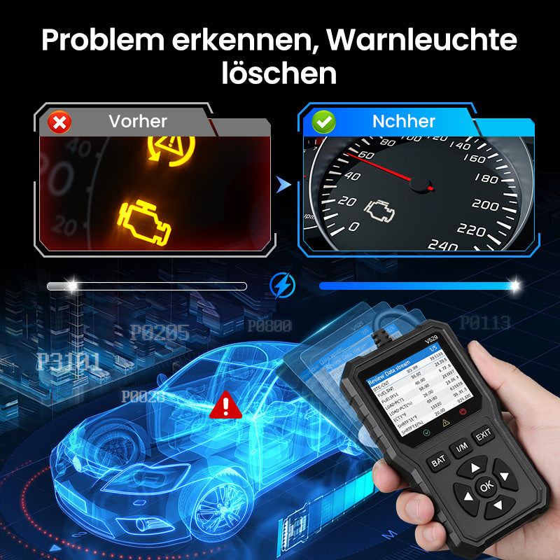 🔥🔥 Ab 26,99 € – 50% RABATT, NUR ZEITLIMITIERT! 🔧Professionelles OBD2-Diagnosegerät