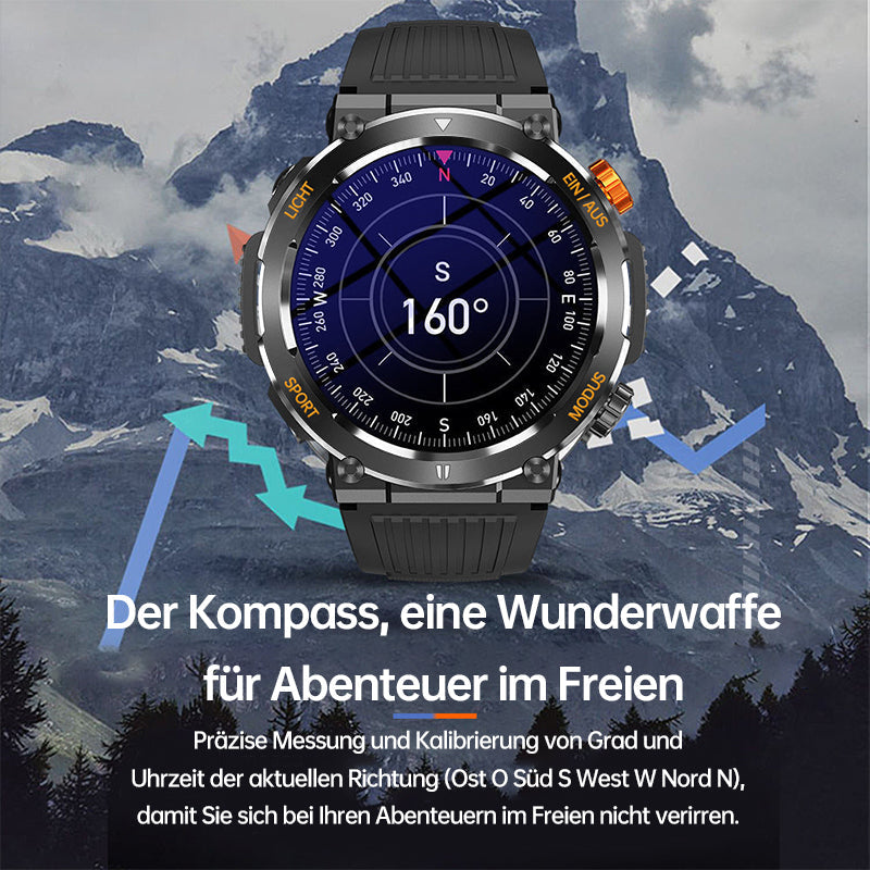 ⌚ 50% RABATT – Deine Uhr fürs Abenteuer! 🌊 Robuste, wasserdichte Outdoor-Smartwatch mit wochenlanger Akkulaufzeit. ⏳ Verpasse nicht den letzten Tag dieses Deals!