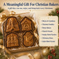 🔥🎁KAUFE 1, ERHALTE 1 GRATIS🔥✝️ Mini‑Weihnachts‑Pasteten‑Formen mit Glaubens‑ & Jesus‑Christus‑Motiven | Wiederverwendbare geprägte Formen für detailreiche Pasteten mit Gebetstexten, perfekt als Weihnachtsgeschenk🥧✨