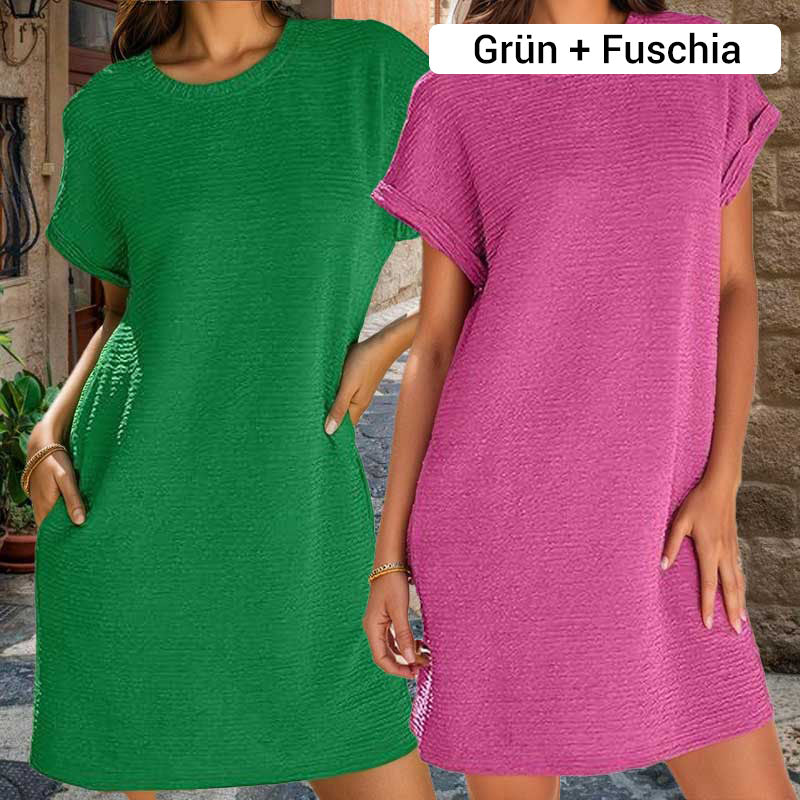 🔥Neu 2026 🔥 💞Lässiges Damenkleid mit Taschen