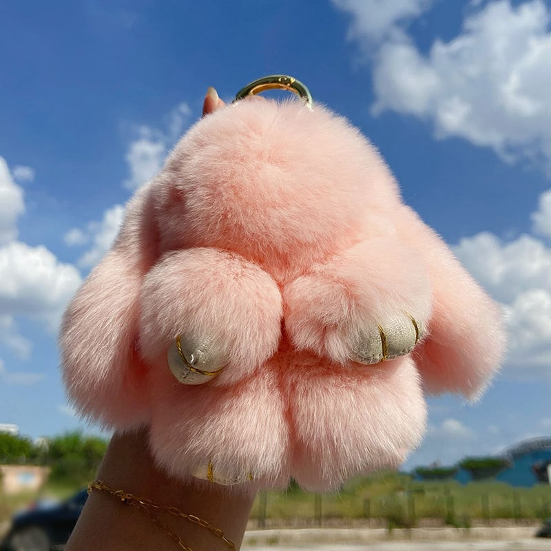📢📢50 % Rabatt!! 🏆🐰 Handgefertigte, weiche Hasen-Pompon-Anhänger | Jedes Stück einzigartig gefertigt, weich und detailverliebt🎀🎁