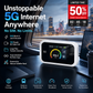 🔥50 % RABATT! 📶✨Pocket-WLAN mit Kompatibilität zu allen Netzwerken, ohne SIM-Karte!