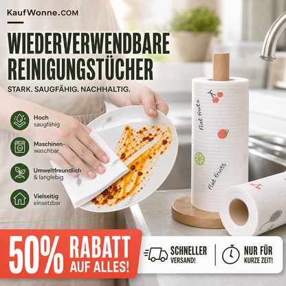 🧼 Wiederverwendbare Feuchttücher – Sparen Sie Geld und schützen Sie die Umwelt für den täglichen Gebrauch 💚✨