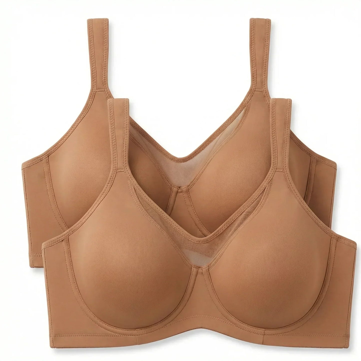 🔥Letzter Tag zum Sonderpreis von 11.49 €! 💐 Eleganter, transparenter Damen-BH mit voller Abdeckung in großen Größen