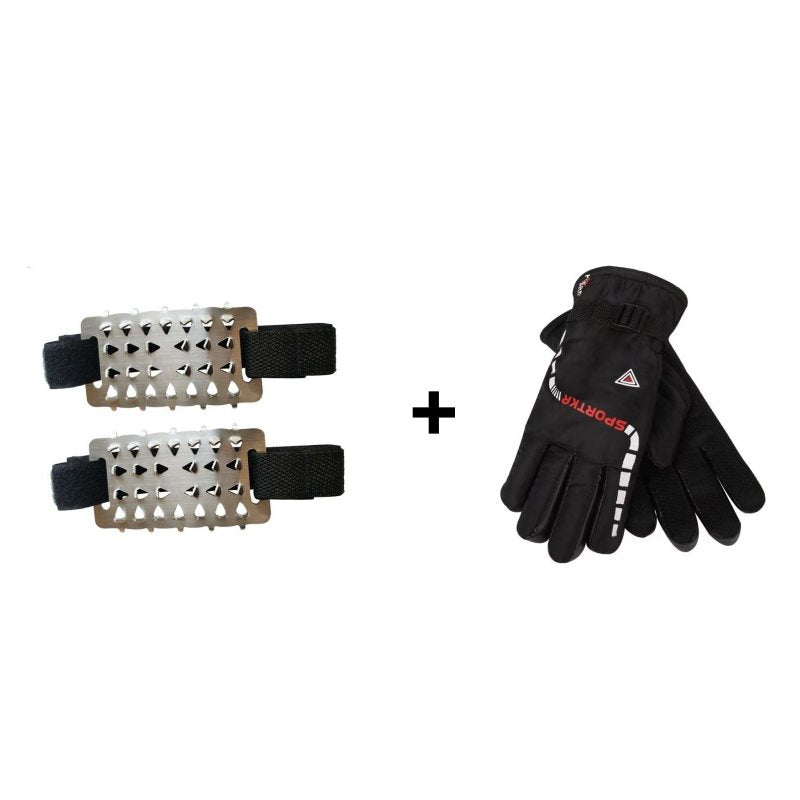 🧊 Équipez-vous pour l‘hiver à -50% ! 🗻 Le kit antidérapant professionnel – Technologie pro, montage facile. Ne glissez plus en famille !