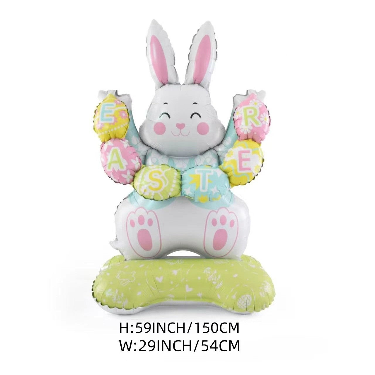 🎁Oster-Frühbucherangebot🐰3D-Stehhasenballon Extra Large – selbsttragend und festlich