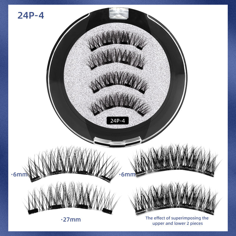 🎁 2+1 GRATIS!! 🔥 2026 Heißer Verkauf – Natürliches magnetisches 3D-Wimpernset. Kein Kleber nötig! Mühelos & wiederverwendbar.