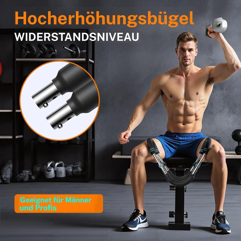 📢📢50 %  RABATT !! ⏰Einstellbare Gewichtsstange für Armtrainer, Arm und Rumpfkrafttrainingsgeräte, Trainieren Sie überall: Wohnzimmer, Homeoffice, Garage. Kompakt & effektiv.