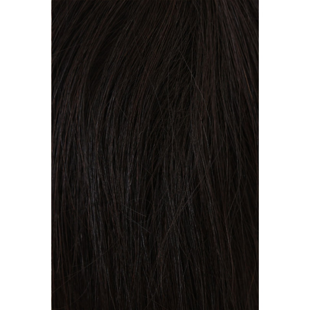 🔥Versandkostenfrei⏰ Nur noch heute 50% Rabatt! 🖤 Damen Clip-in Haarteil in natürlichem Schwarz | Unsichtbare Spitzenhaarverlängerung gegen dünne Stellen & Geheimratsecken, natürliches Echthaar-Look ✨