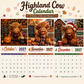 🐮 JETZT 50 % RABATT! 🗓️ Lustiger Wandkalender 2027 mit Hochlandrindern – A4-Format zum Aufhängen, charmantes Design und ein ganzes Jahr voller Spaß – Perfekt für Zuhause, Büro oder als Geschenk ✨