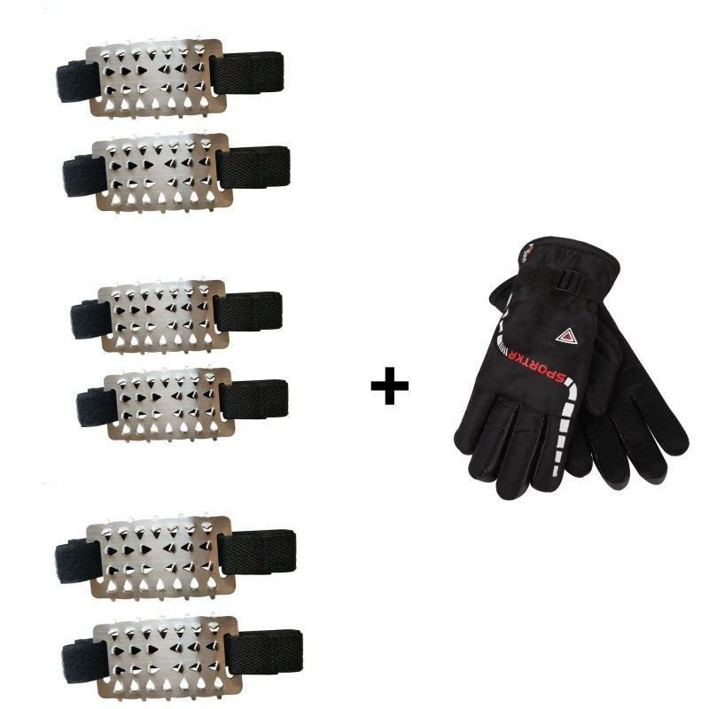 🧊 Équipez-vous pour l‘hiver à -50% ! 🗻 Le kit antidérapant professionnel – Technologie pro, montage facile. Ne glissez plus en famille !