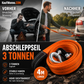 📢📢50 % Rabatt!! ⏰ 4 m langes Abschleppseil mit Haken und 3 Tonnen Tragkraft