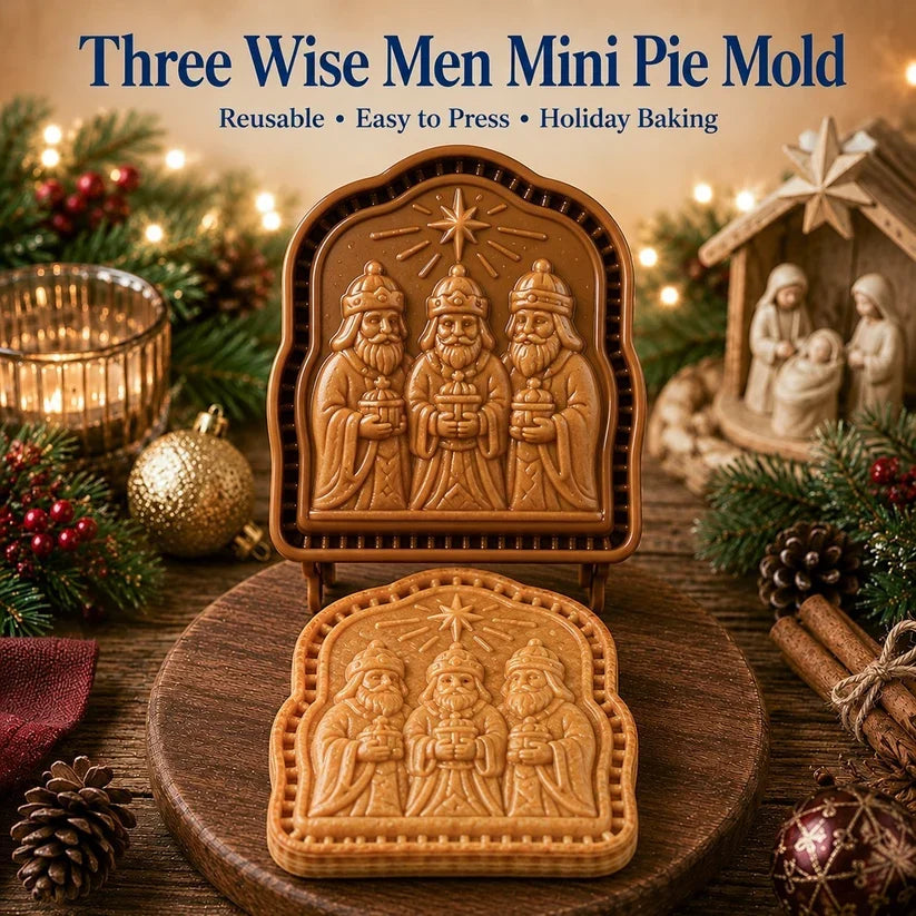 🔥🎁KAUFE 1, ERHALTE 1 GRATIS🔥✝️ Mini‑Weihnachts‑Pasteten‑Formen mit Glaubens‑ & Jesus‑Christus‑Motiven | Wiederverwendbare geprägte Formen für detailreiche Pasteten mit Gebetstexten, perfekt als Weihnachtsgeschenk🥧✨