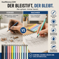 ✏️ Ewiger Bleistift mit Radiergummi – kein Anspitzen nötig, bruchsicherer Schreibstift für Schule, Zeichnen und den Alltag